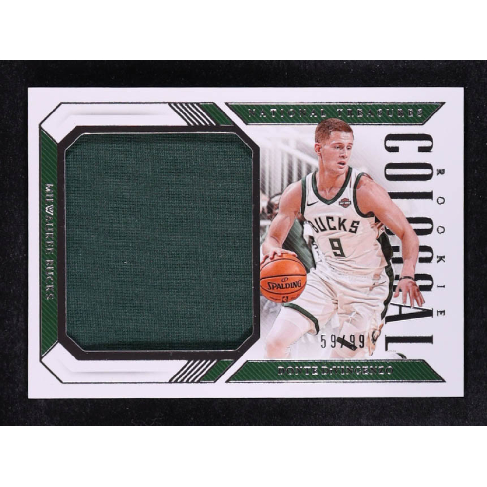 Donte DiVincenzo 2018-19 Panini National Treasures Colossal Rookie Materials #16 #59/99 RC at PristineAuction.com