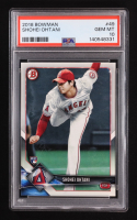 Shohei Ohtani 2018 Bowman #49 RC (PSA 10) at PristineAuction.com