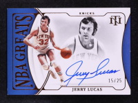 Jerry Lucas 2021-22 Panini National Treasures NBA Greats Signatures Bronze #19 #15/25 at PristineAuction.com