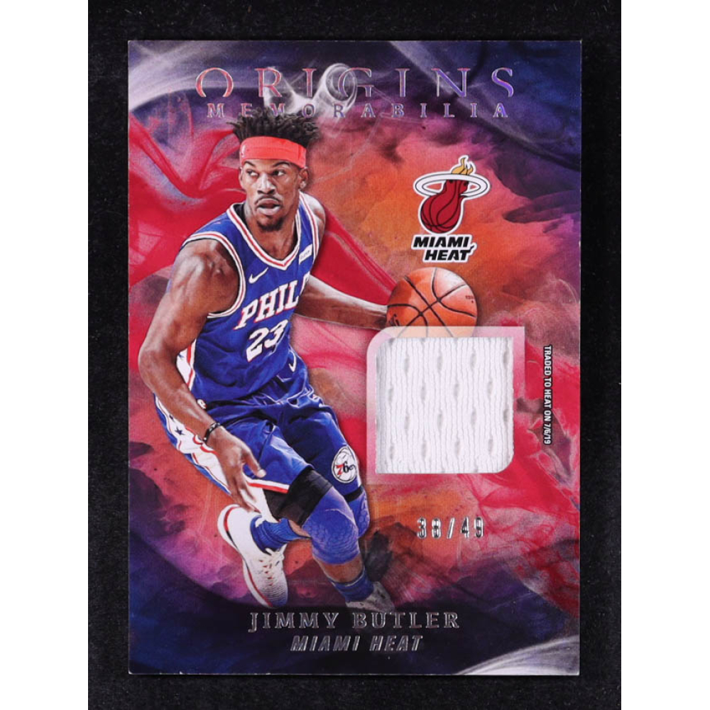 Jimmy Butler 2019-20 Panini Origins Memorabilia Red #26 #38/49 at PristineAuction.com