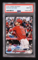 Shohei Ohtani 2018 Topps Holiday #17 RC (PSA 10) at PristineAuction.com