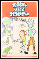 Ian Cardoni & Harry Belden Signed "Rick and Morty 22x34 Poster (JSA) at PristineAuction.com