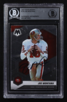 Joe Montana Signed 2021 Panini Mosaic #174 (BGS Encapsulated) at PristineAuction.com