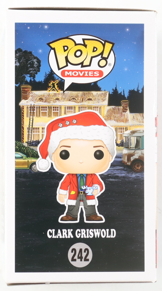 Chevy Chase Signed "National Lampoon's: Christmas Vacation" #242 Clark Griswold Funko Pop! Vinyl Figure (JSA) at PristineAuction.com Chevy Chase Signed "National Lampoon's: Christmas Vacation" #242 Clark Griswold Funko Pop! Vinyl Figure (JSA) at PristineAuction.com