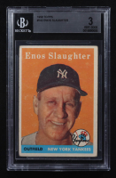 Enos Slaughter 1958 Topps #142 (BGS 3) at PristineAuction.com