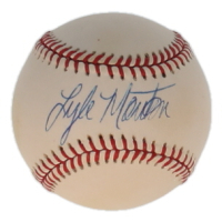 Lyle Mouton Signed OAL Baseball (JSA) at PristineAuction.com
