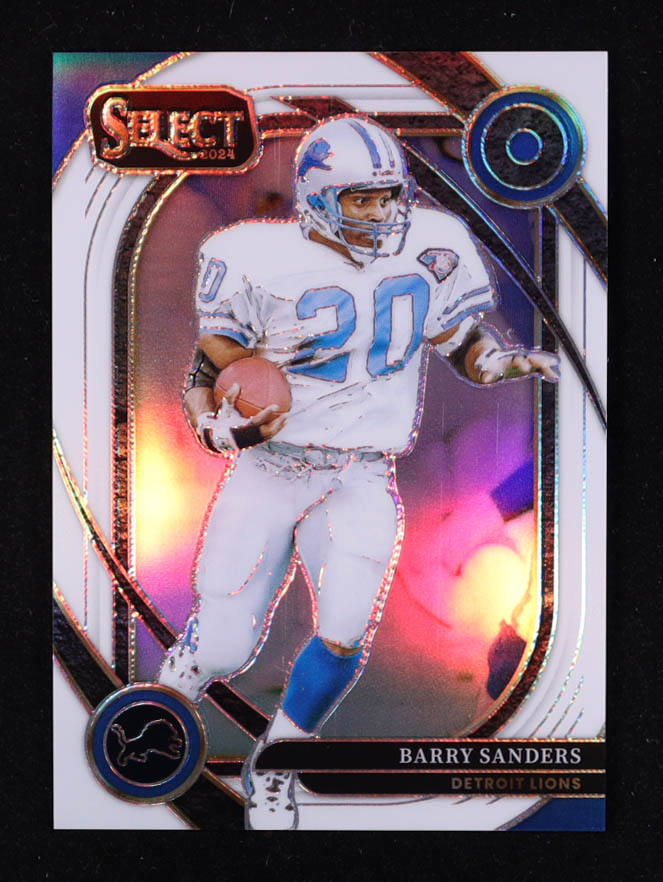 Barry Sanders 2024 Select Prizm White #208 #28/35 at PristineAuction.com Barry Sanders 2024 Select Prizm White #208 #28/35 at PristineAuction.com
