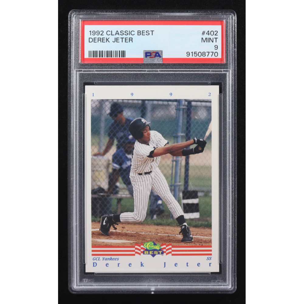 Derek Jeter 1992 Classic Best #402 (PSA 9) at PristineAuction.com