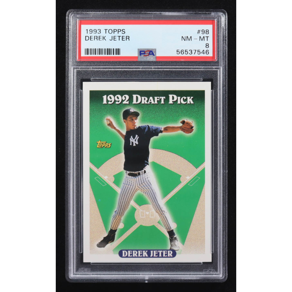 Derek Jeter 1993 Topps #98 RC (PSA 8) at PristineAuction.com