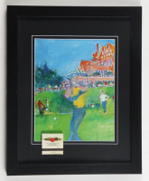 Arnold Palmer Custom Framed LeRoy Neiman Art Print with Baltusrol Match Book at PristineAuction.com