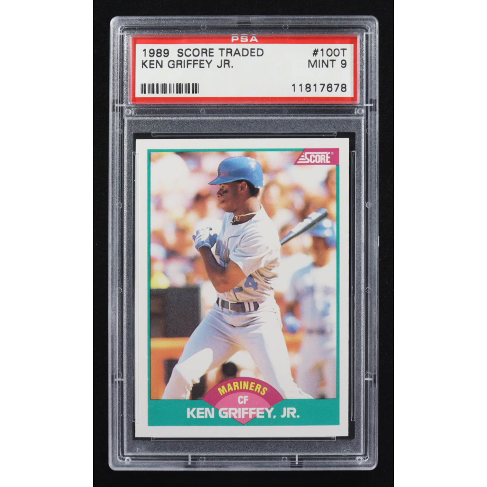 Ken Griffey Jr. 1989 Topps Traded #100T RC (PSA 9) at PristineAuction.com