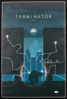 Linda Hamilton Signed "Terminator" 16x24 Canvas Poster (JSA) at PristineAuction.com