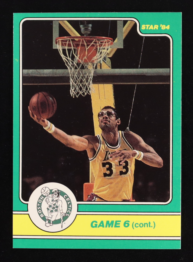 Kareem Abdul-Jabbar 1984 Star Celtics Champs #18 at PristineAuction.com Kareem Abdul-Jabbar 1984 Star Celtics Champs #18 at PristineAuction.com