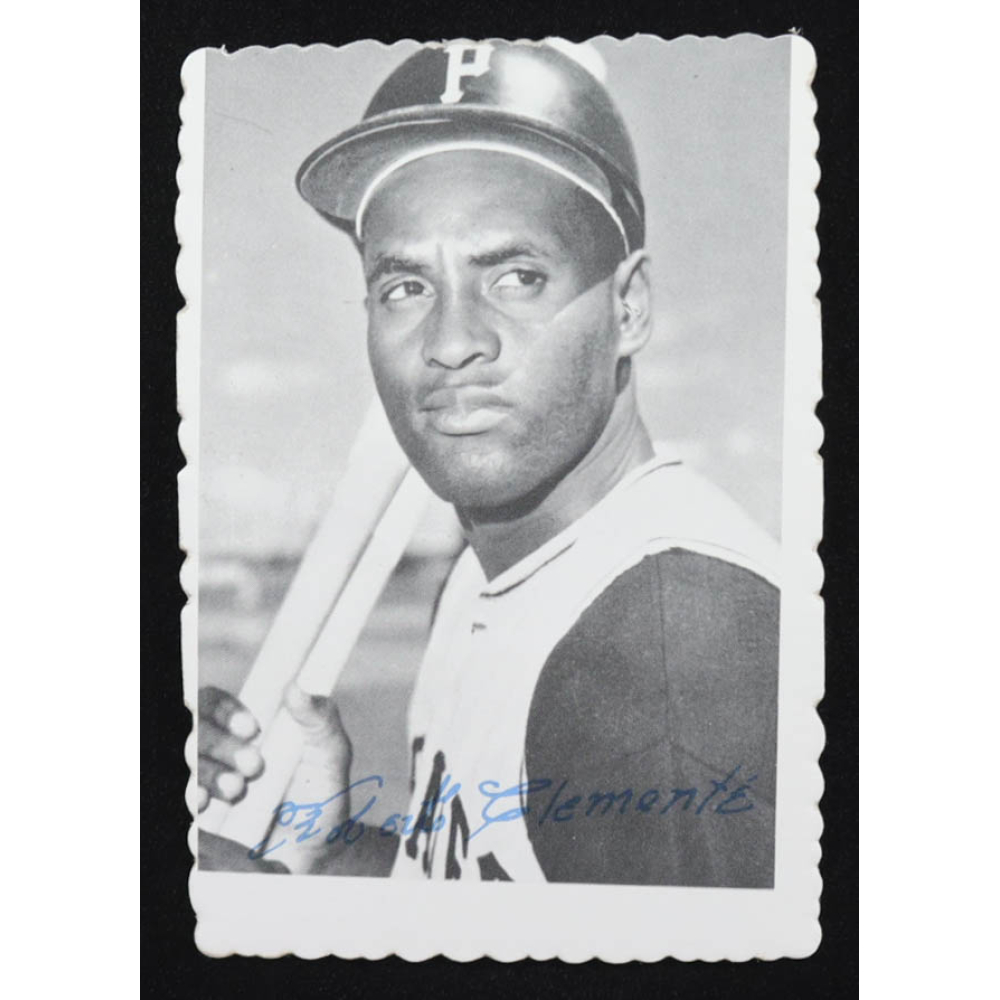 Roberto Clemente 1969 Topps Deckle Edge Hand-Cut #27 at PristineAuction.com