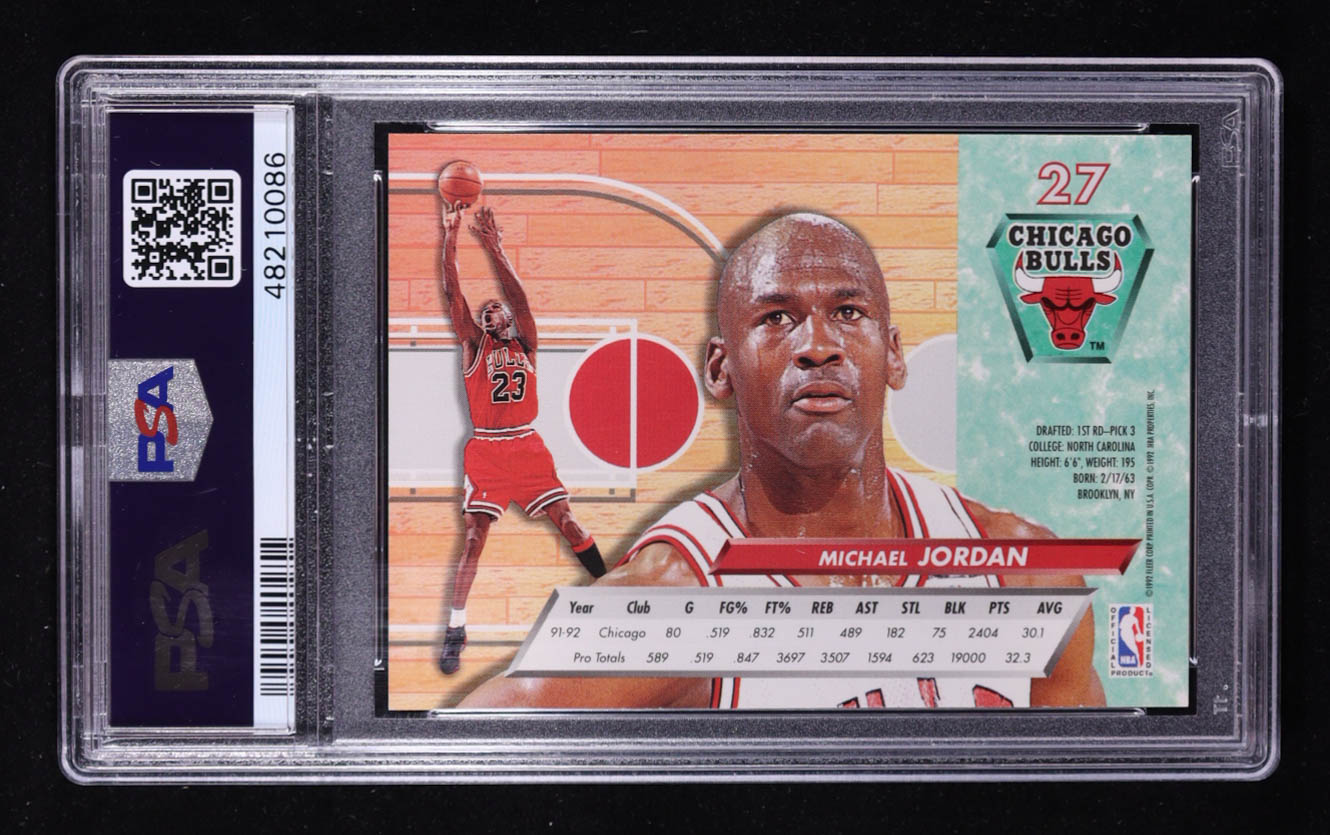 Michael Jordan 1992-93 Ultra #27 (PSA 9) at PristineAuction.com Michael Jordan 1992-93 Ultra #27 (PSA 9) at PristineAuction.com