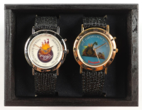 LE 1970 Main Street Electrical Parade Vintage Walt Disney Watch Set of (2) with Numbered Certificate #852/1500 at PristineAuction.com
