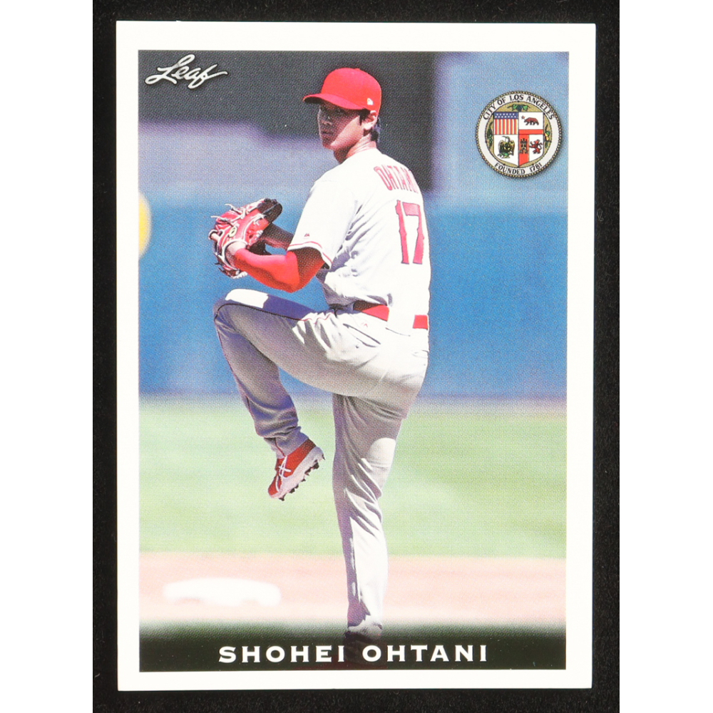 Shohei Ohtani 2018 Leaf National Convention Shohei Ohtani #Rookie04 RC at PristineAuction.com