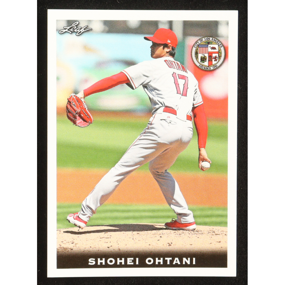 Shohei Ohtani 2018 Leaf National Convention Shohei Ohtani #Rookie02 RC at PristineAuction.com