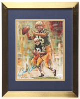 Bart Starr Signed Packers Custom Framed Art Print Display (JSA) at PristineAuction.com