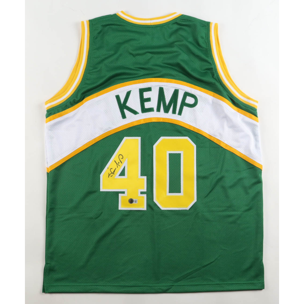 Shawn Kemp Signed Jersey (Beckett) at PristineAuction.com