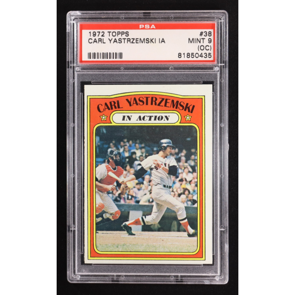 Carl Yastrzemski 1972 Topps #38 IA (PSA 9) (OC) at PristineAuction.com