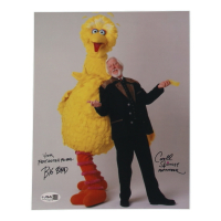 Caroll Spinney Signed "Sesame Street" 8x10 Photo Inscribed "Muppeteer" & "Your Feathered Friend, Big Bird" (Beckett) at PristineAuction.com