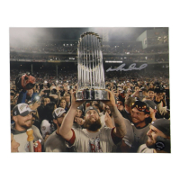 Mike Napoli Signed Red Sox 8x10 Photo (Authentic Ink) at PristineAuction.com