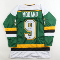 Mike Modano Signed Jersey Inscribed "HOF 14" (Beckett) at PristineAuction.com
