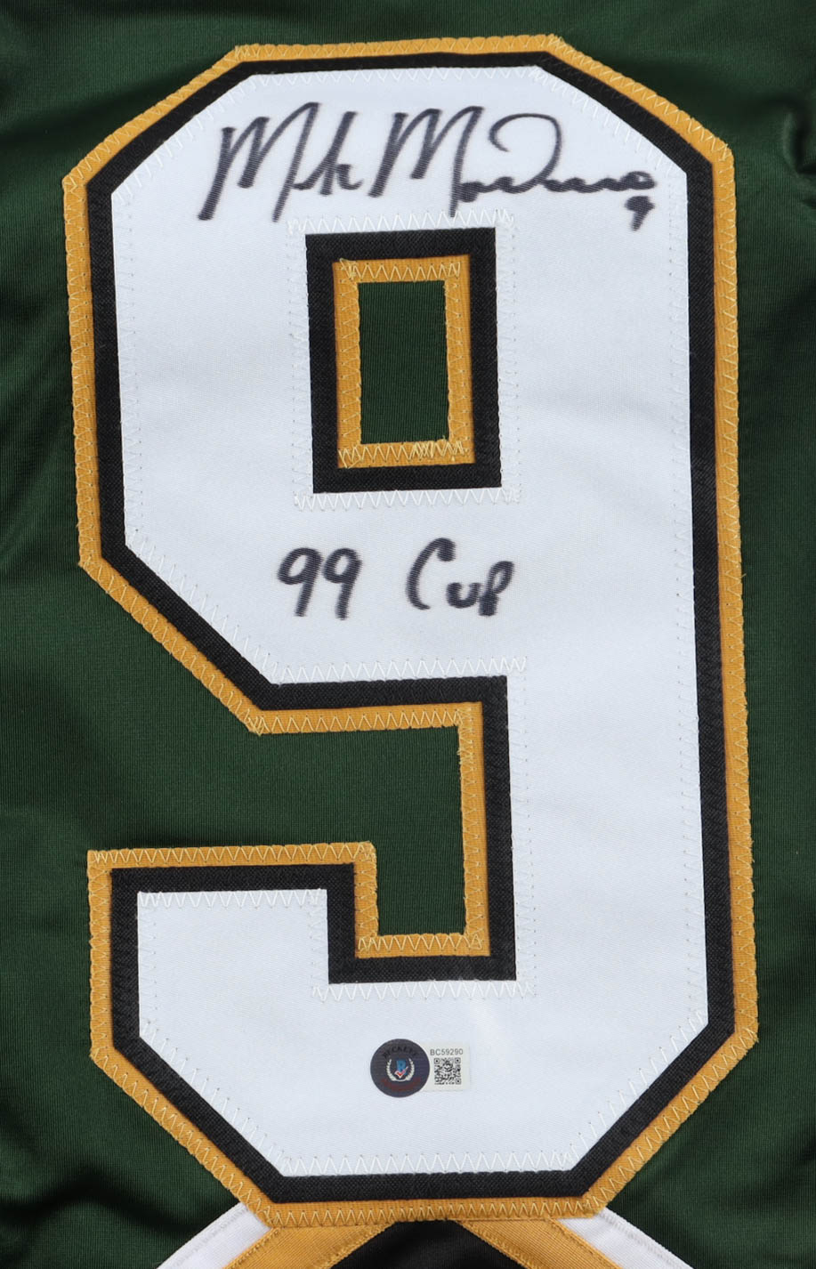 Mike Modano Signed Jersey Inscribed "99 Cup" (Beckett) at PristineAuction.com Mike Modano Signed Jersey Inscribed "99 Cup" (Beckett) at PristineAuction.com