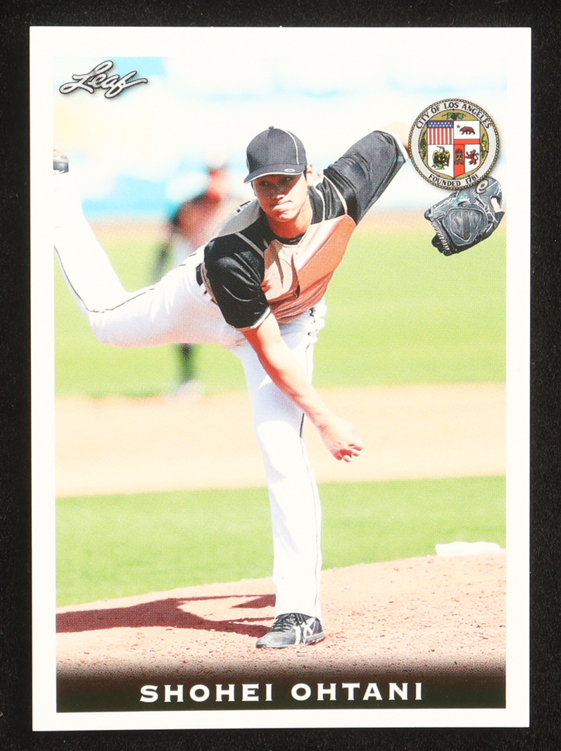 Shohei Ohtani 2018 Leaf National Convention Shohei Ohtani #Rookie05 RC at PristineAuction.com Shohei Ohtani 2018 Leaf National Convention Shohei Ohtani #Rookie05 RC at PristineAuction.com