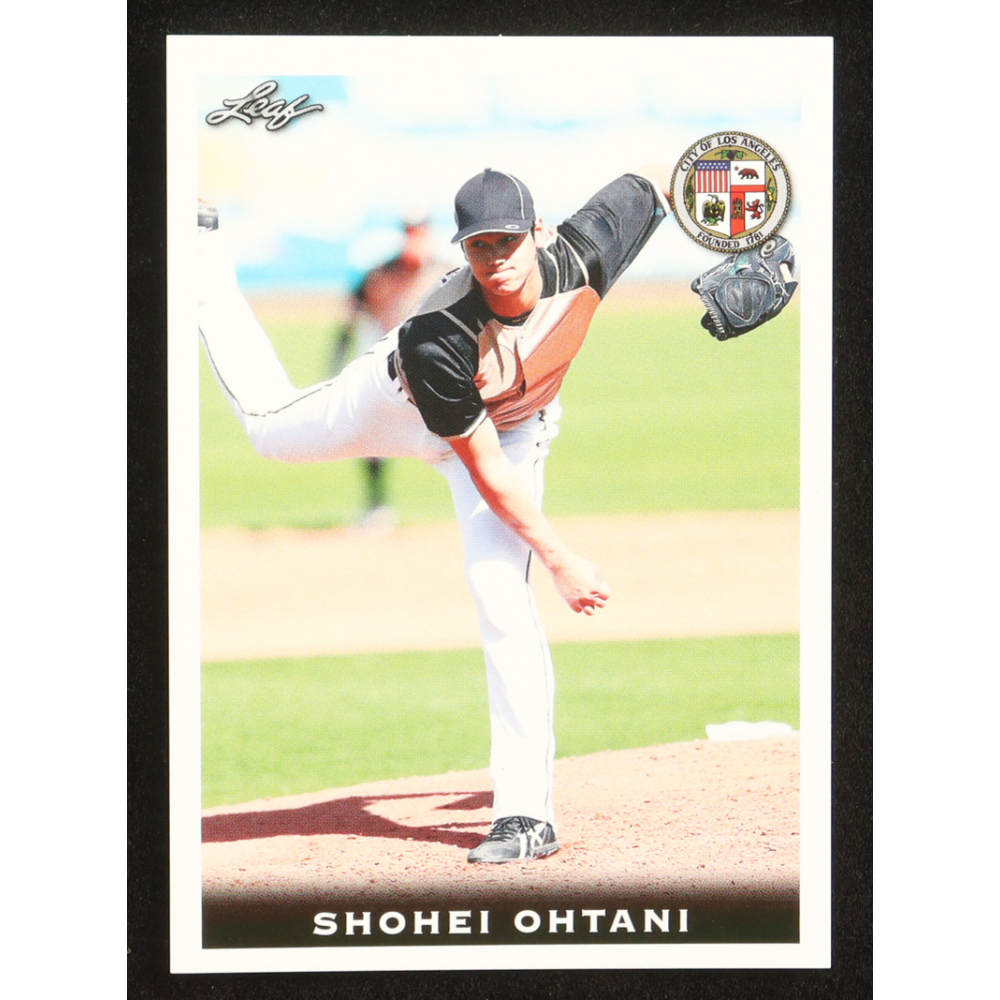 Shohei Ohtani 2018 Leaf National Convention Shohei Ohtani #Rookie05 RC at PristineAuction.com