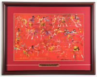 Muhammad Ali vs. Joe Frazier Custom Framed Art Print with Title Plaque at PristineAuction.com