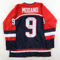 Mike Modano Signed Jersey Inscribed "HOF 14" (Beckett) at PristineAuction.com