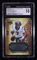 C.J. Stroud 2023 Wild Card 7 Card Studs Right Diamonds Silver Foil Gold #7CDR16 #1/1 RC (CGC 10) at PristineAuction.com