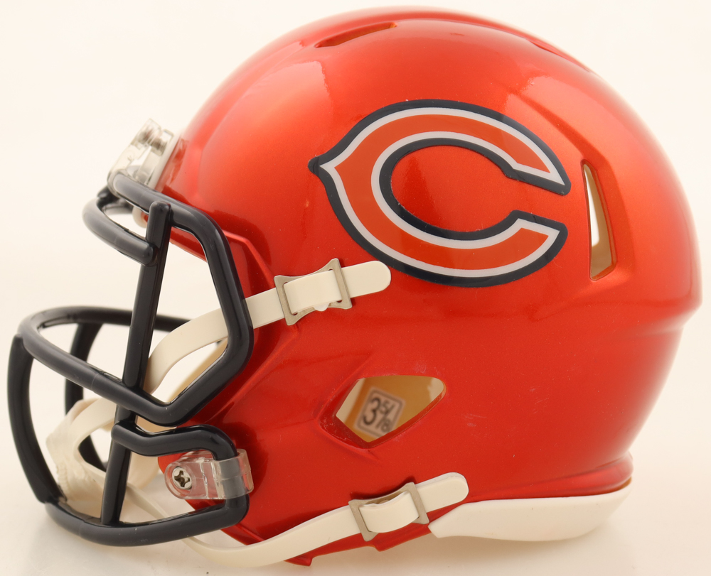 Justin Fields Signed Bears Flash Alternate Speed Mini Helmet (Beckett) at PristineAuction.com Justin Fields Signed Bears Flash Alternate Speed Mini Helmet (Beckett) at PristineAuction.com