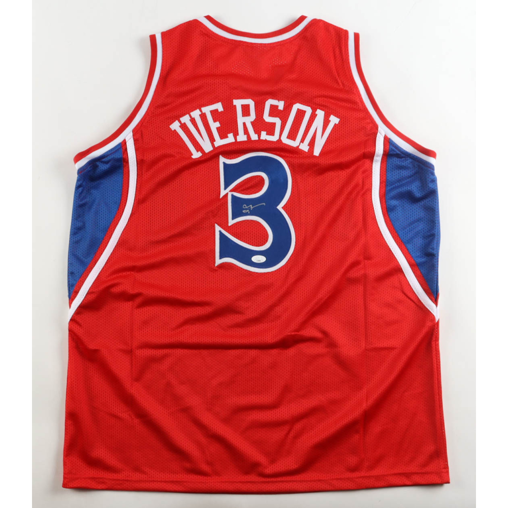 Allen Iverson Signed Jersey (JSA) at PristineAuction.com