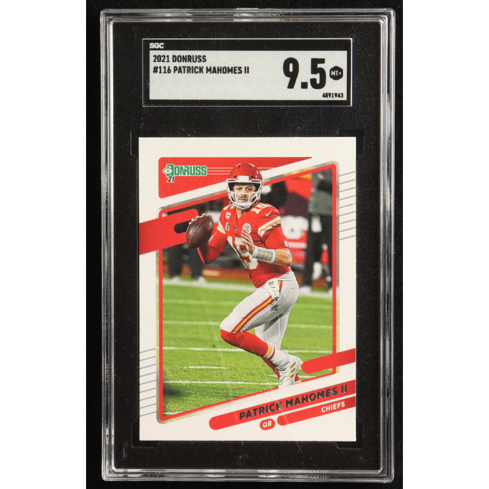 Patrick Mahomes II 2021 Donruss #116A (SGC 9.5) | Pristine Auction