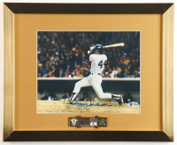 Reggie Jackson Signed Yankees Custom Framed Photo Display with HOF Plaque (Beckett) at PristineAuction.com