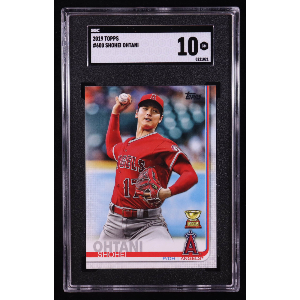 Shohei Ohtani 2019 Topps #600 (SGC 10) at PristineAuction.com