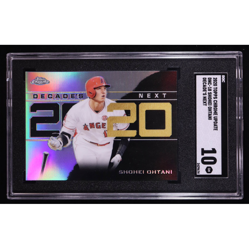 Shohei Ohtani 2020 Topps Chrome Update Decade's Next #DNC18 (SGC 10) at PristineAuction.com