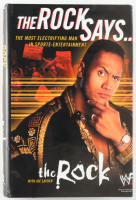 Dwayne "The Rock" Johnson Signed "The Rock Says" Hardcover Book (JSA) at PristineAuction.com