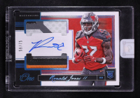 Ronald Jones II 2018 Panini One Blue #59 #59/75 JSY AU RC at PristineAuction.com