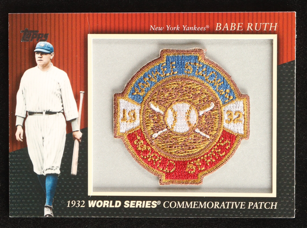 Babe Ruth 2010 Topps Commemorative Patch #MCP3 at PristineAuction.com Babe Ruth 2010 Topps Commemorative Patch #MCP3 at PristineAuction.com