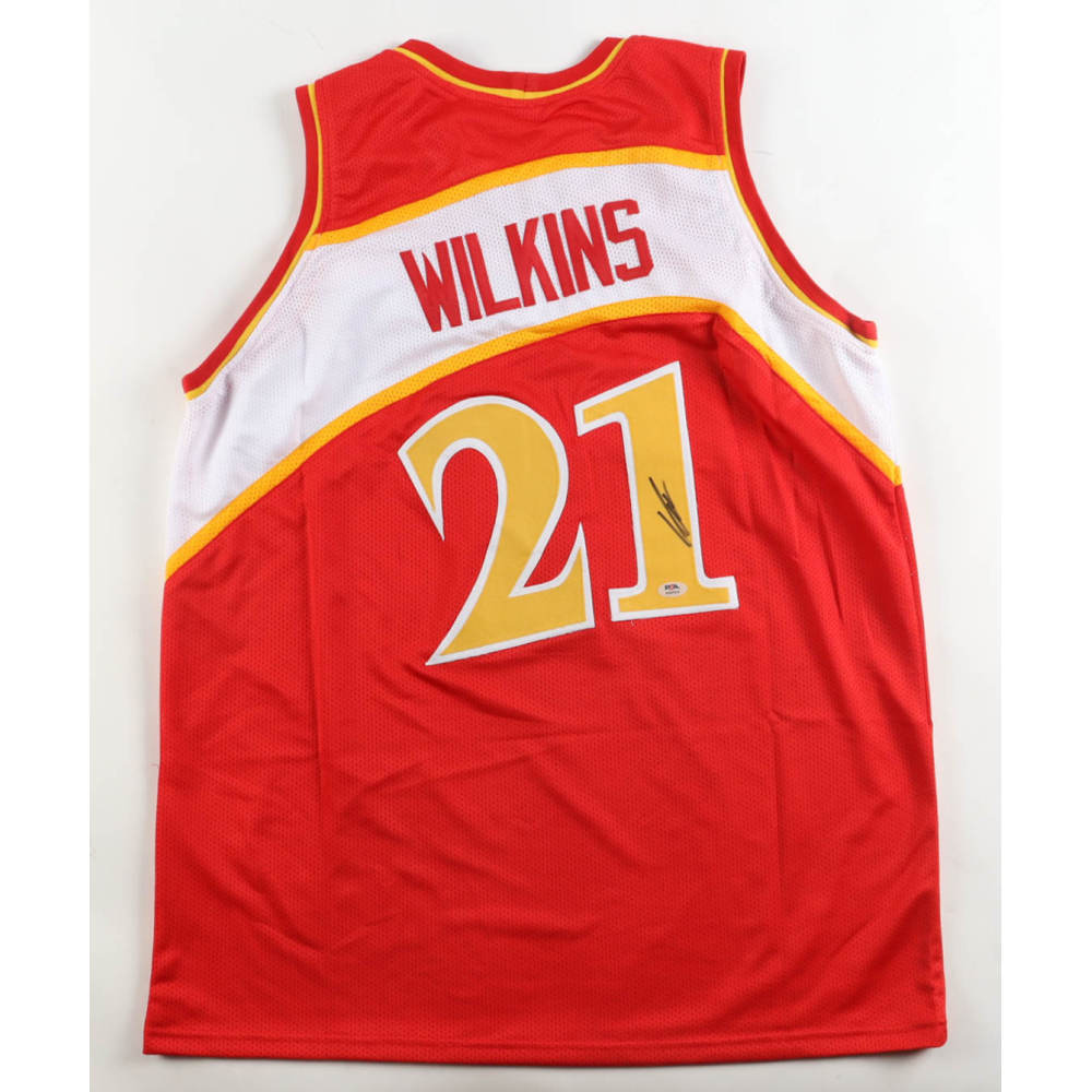 Dominique Wilkins Signed Jersey (PSA) at PristineAuction.com
