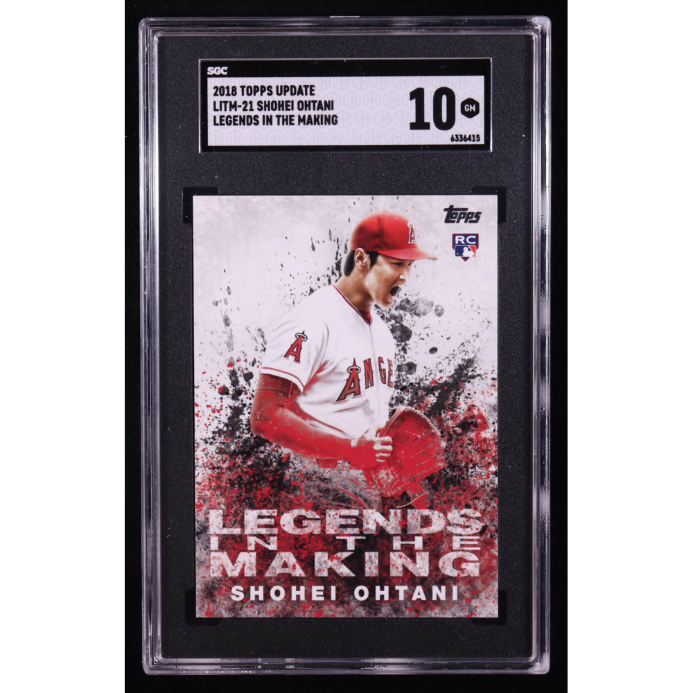 Shohei Ohtani 2018 Topps Update Legends in the Making #LITM21 RC (SGC 10) at PristineAuction.com