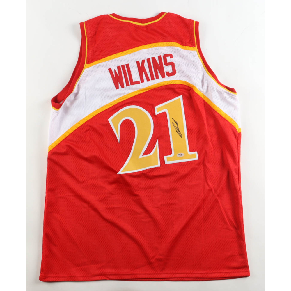 Dominique Wilkins Signed Jersey (PSA) at PristineAuction.com