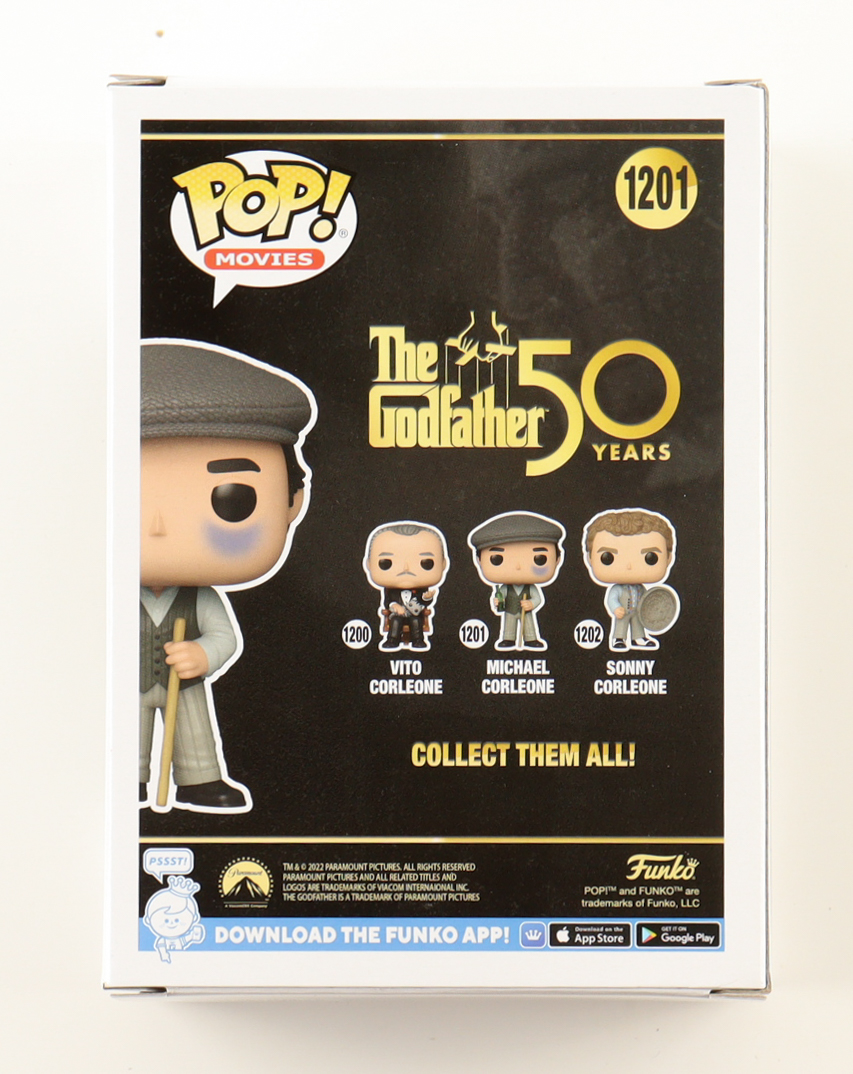 Al Pacino Signed "The Godfather: 50 Years" #1201 Michael Corleone Funko Pop! Vinyl Figure (ACOA) at PristineAuction.com Al Pacino Signed "The Godfather: 50 Years" #1201 Michael Corleone Funko Pop! Vinyl Figure (ACOA) at PristineAuction.com