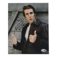 Henry Winkler Signed "Happy Days" 8x10 Photo Inscribed "Love To Fish!" & "6/21/18" (JSA) at PristineAuction.com