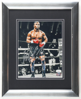 Mike Tyson Signed Custom Framed Photo Display (Tyson & JSA) at PristineAuction.com