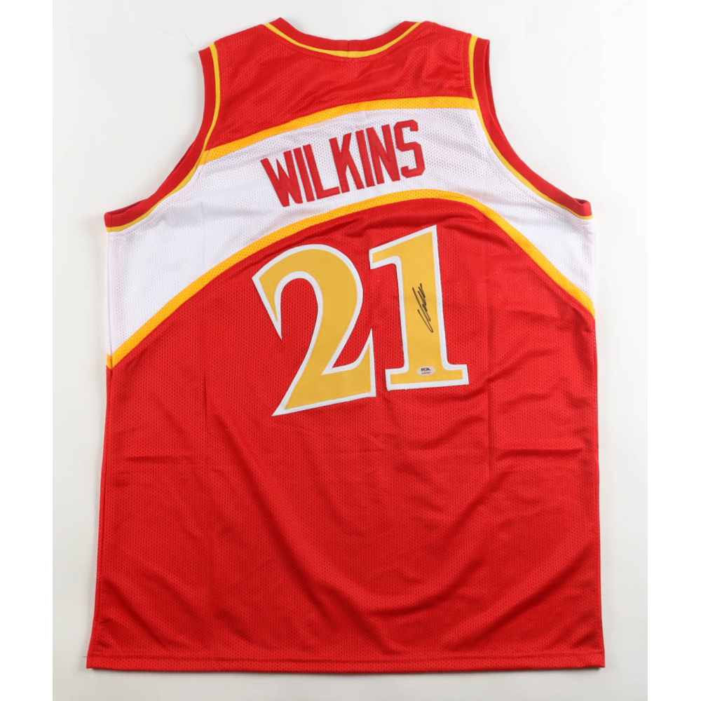 Dominique Wilkins Signed Jersey (PSA) at PristineAuction.com
